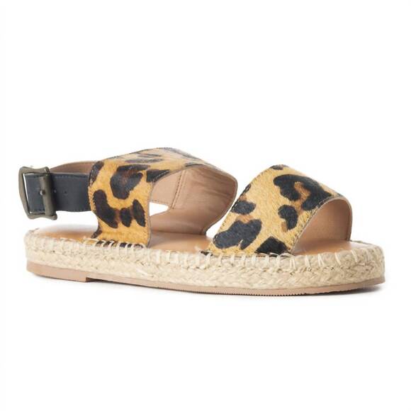 NEW MYRA women\'s isotope espadrilles in animal print